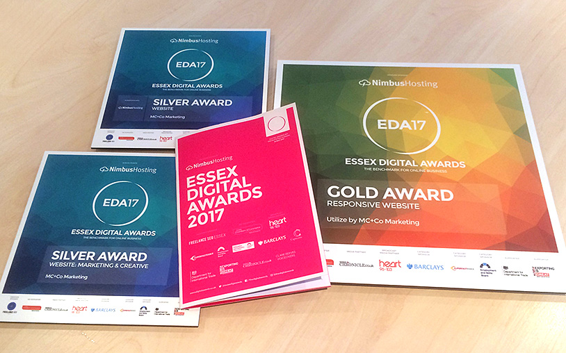 Another successful year with 3 wins for MC+Co at The Digital Awards 2017