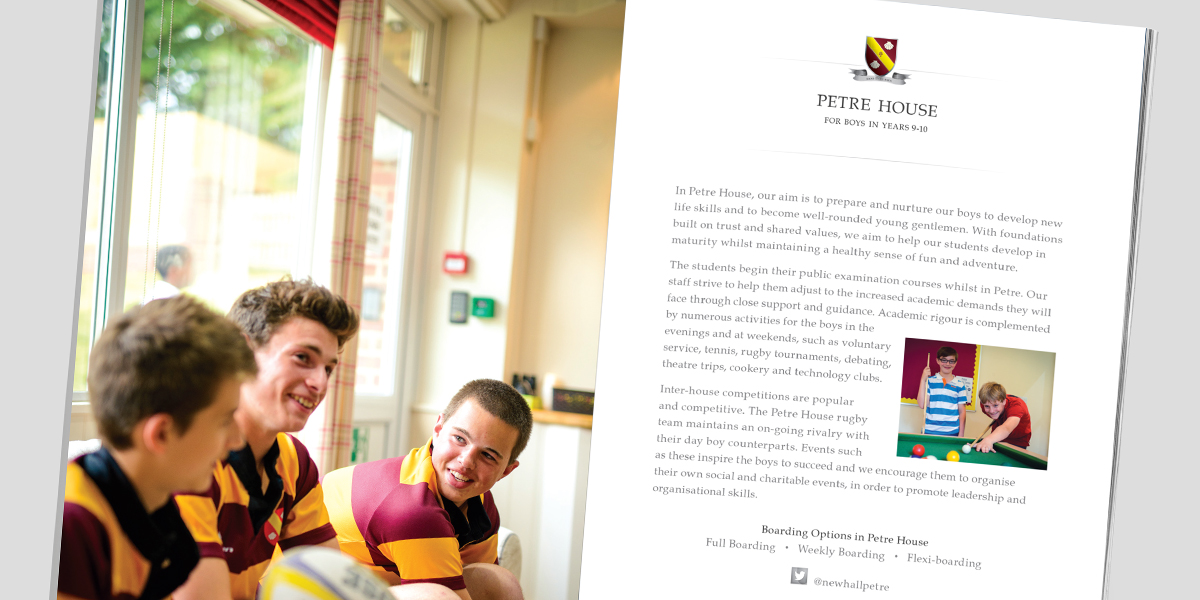 Marketing and Branding for New Hall School