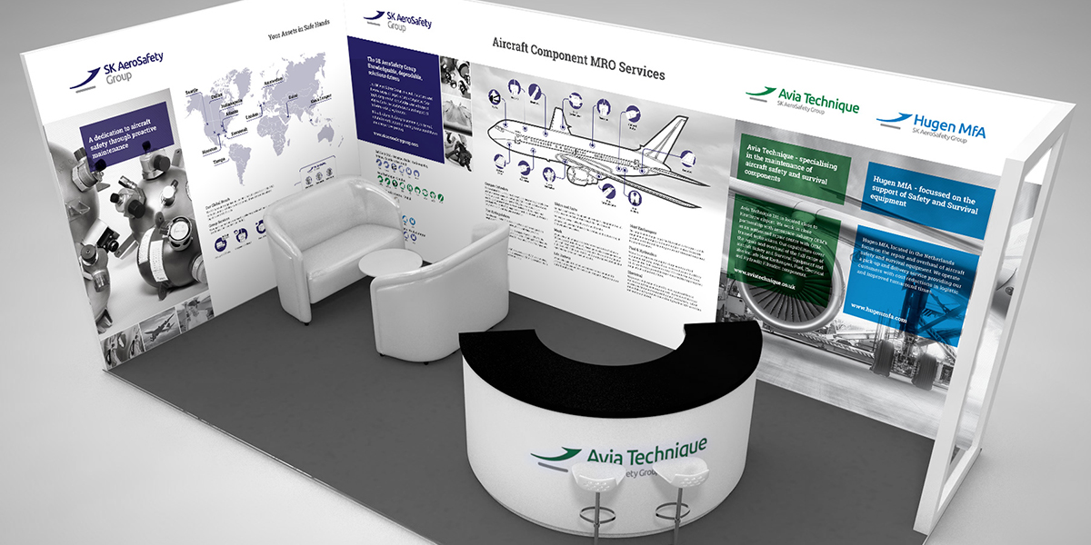 MC+Co: Web Design, SEO, Exhibition Design for SK AeroSafety
